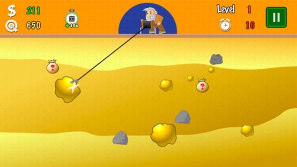 黄金矿工小游戏